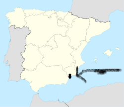 Alicante Spain map blog